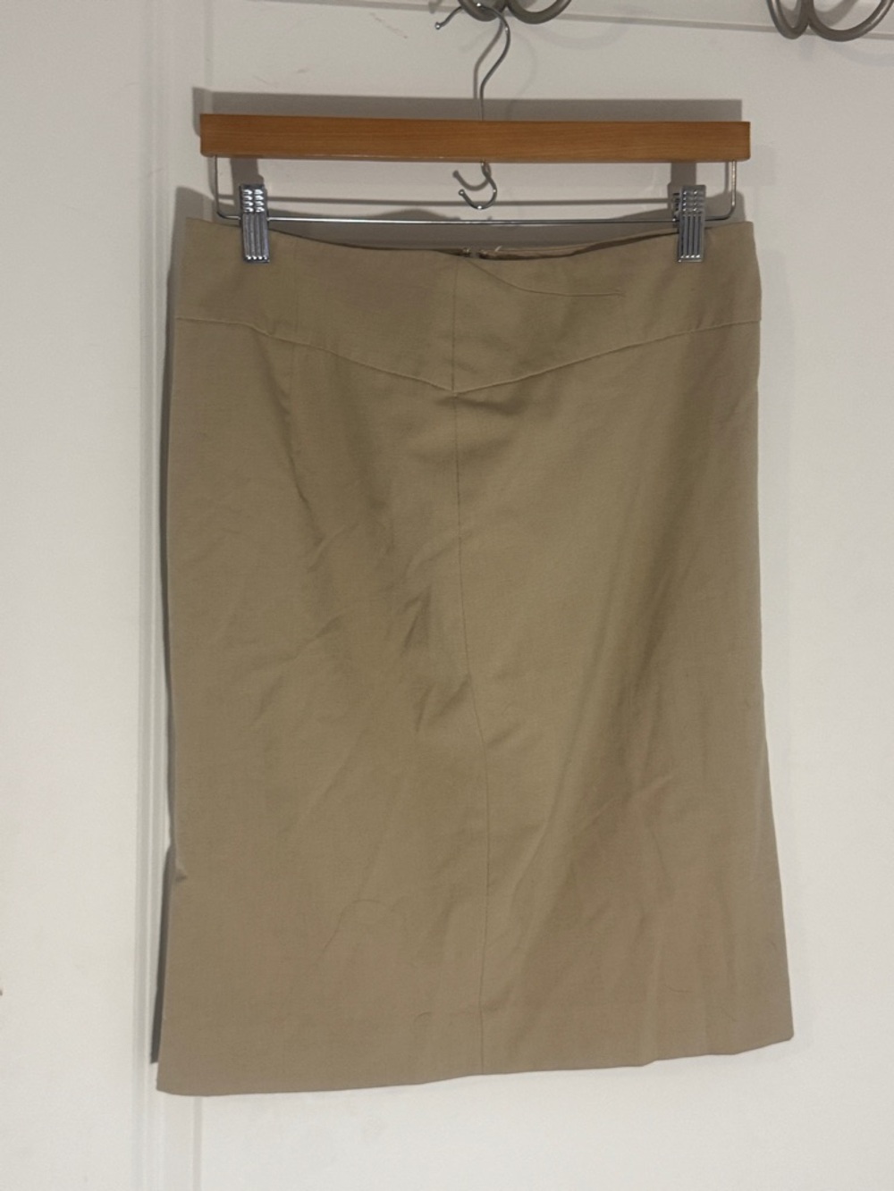The Limited Beige Khaki Pencil Skirt